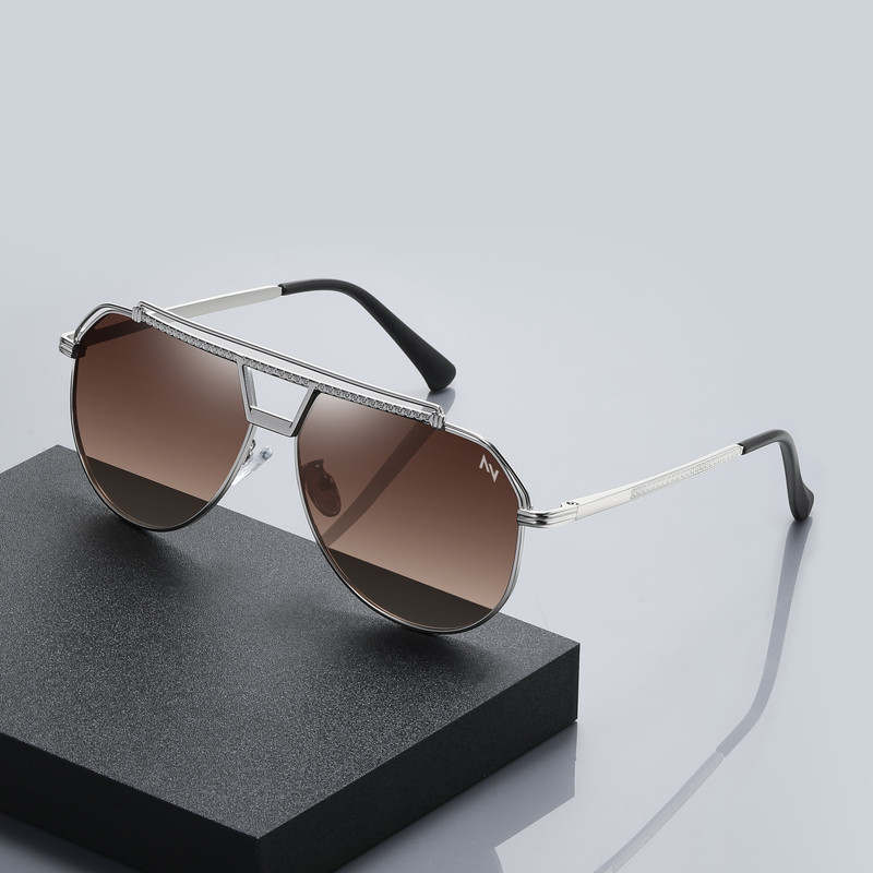عینک آفتابی خلبانی (Aviator) آلبرت وگ مدل JS8533C05-P44 Polarized Avantgarde Visionary