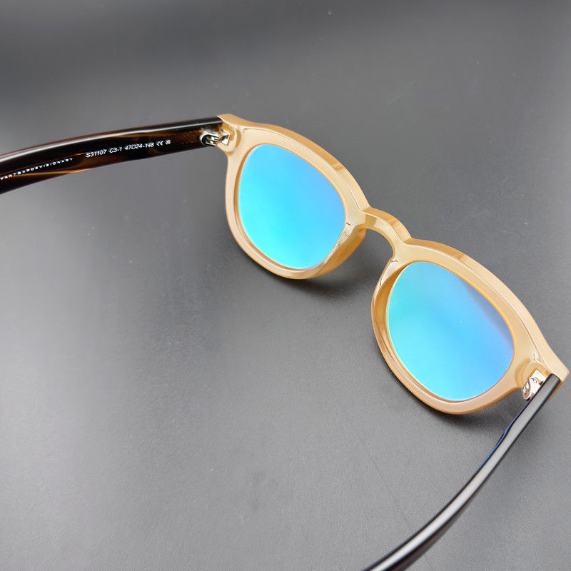 عینک محافظ چشم آلبرت وگ مدل S31107C3-1 Acetate Blue Control