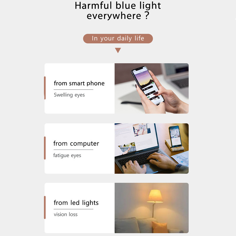 عینک محافظ چشم مدل TR3507C205-P30 Anti Blue Light