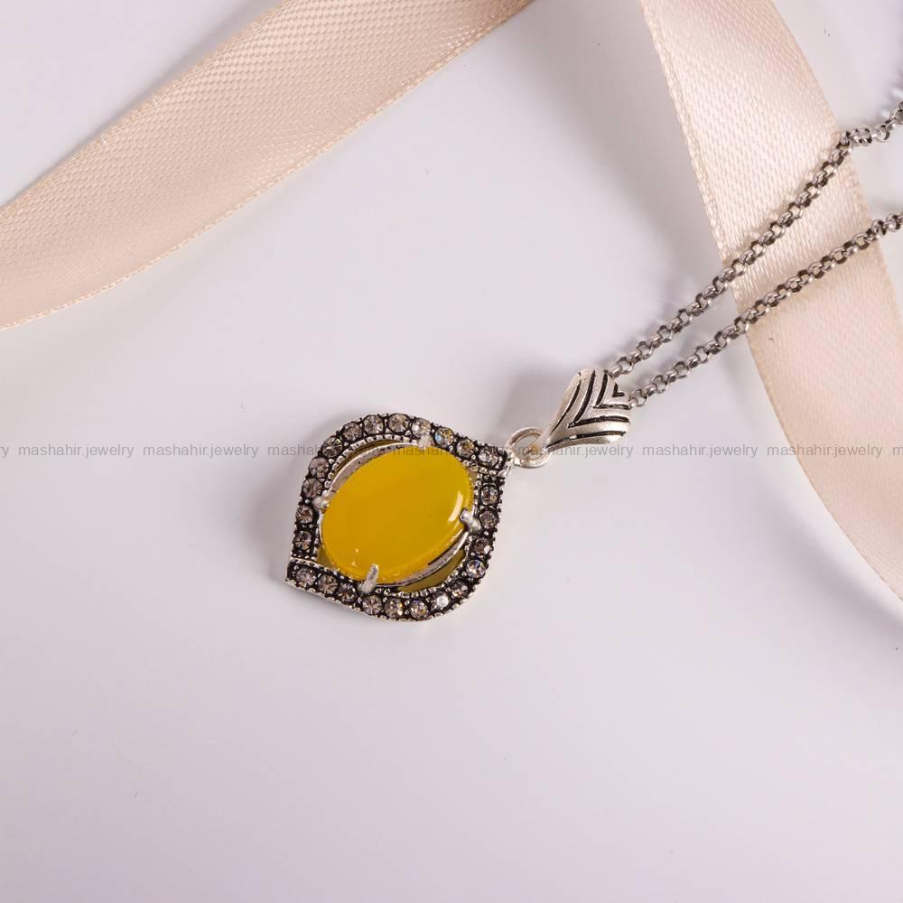گردنبند شرف الشمس زنانه کد 6041