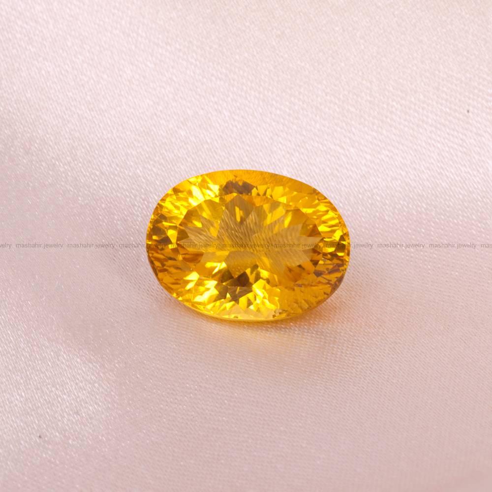نگین سیترین کد 6524