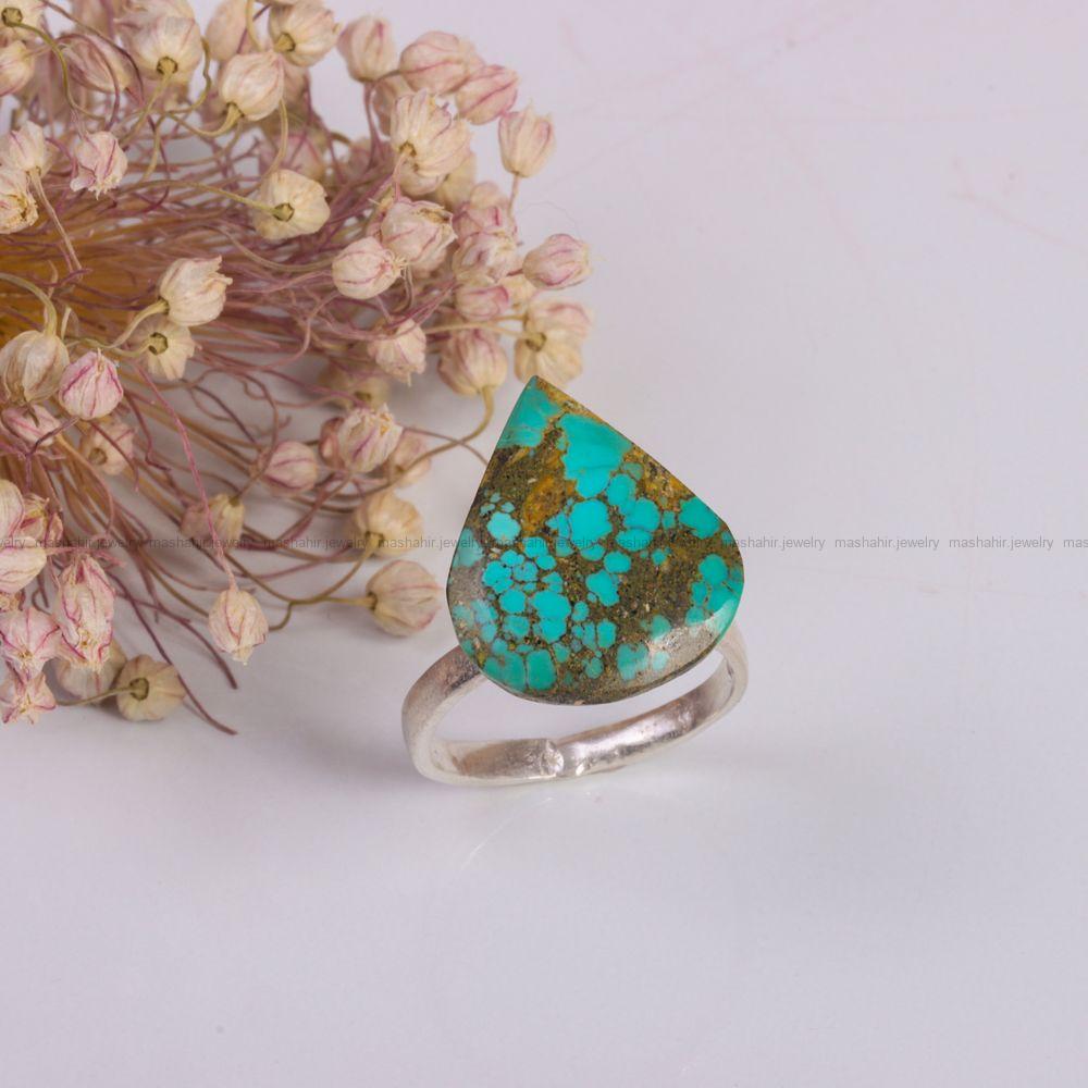 انگشتر فیروزه شجری زنانه کد 7602