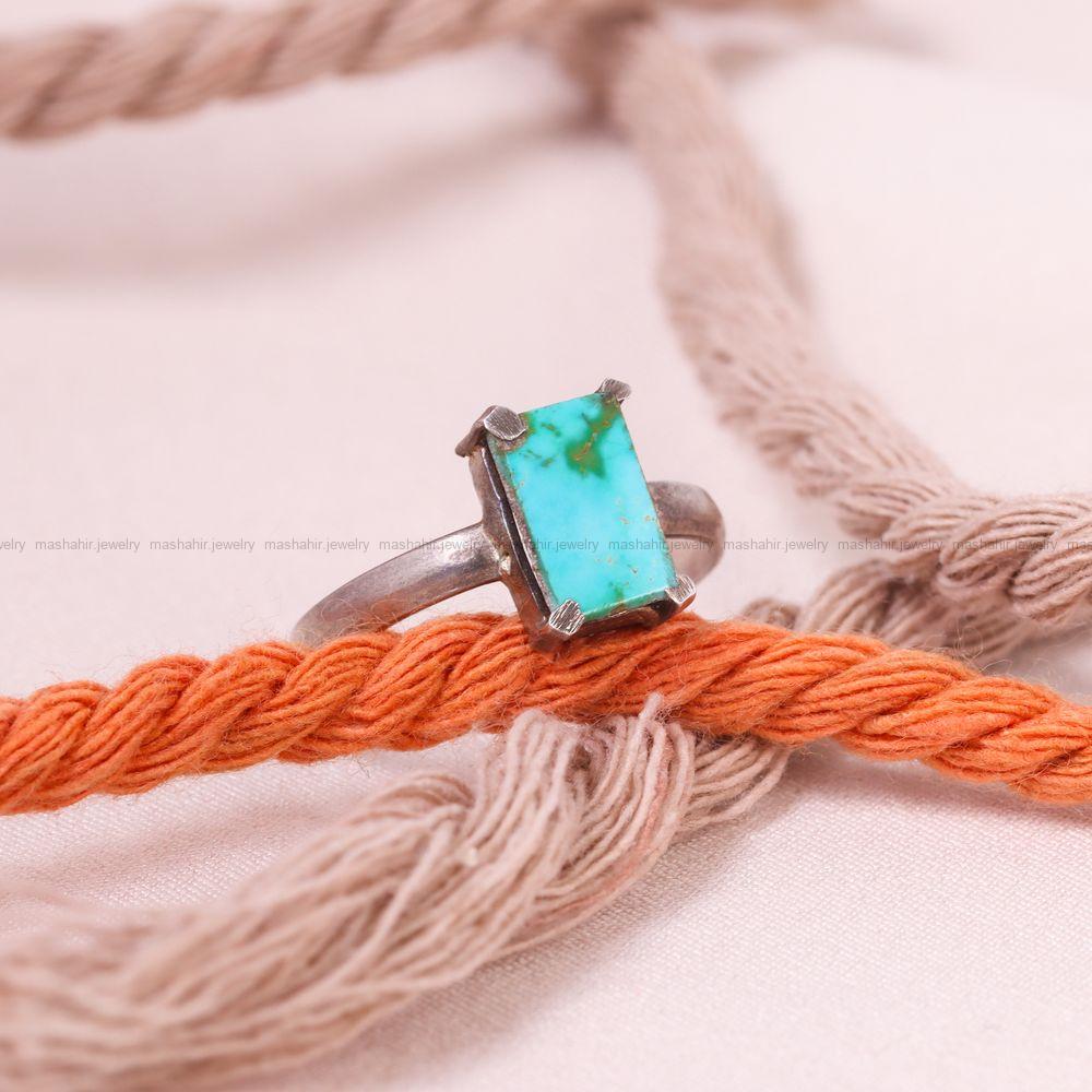 انگشتر فیروزه شجری زنانه کد 8744