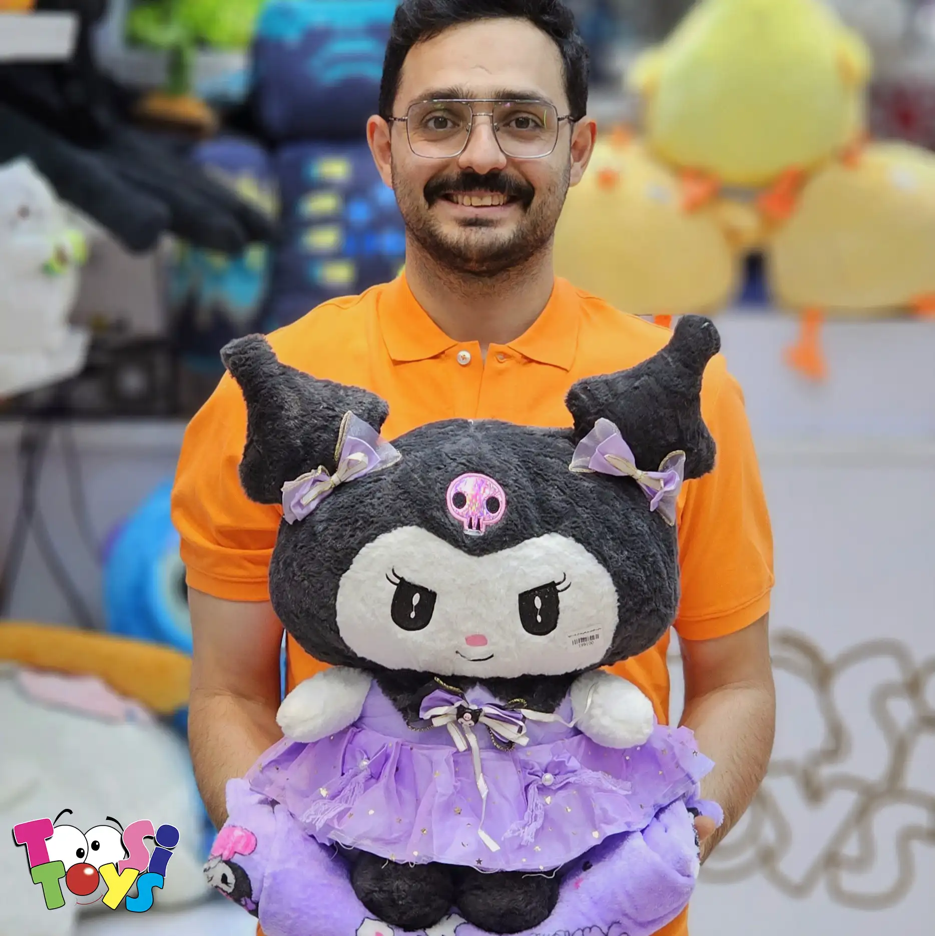 عروسک پتو بالشتی کرومی و لباس سارافان