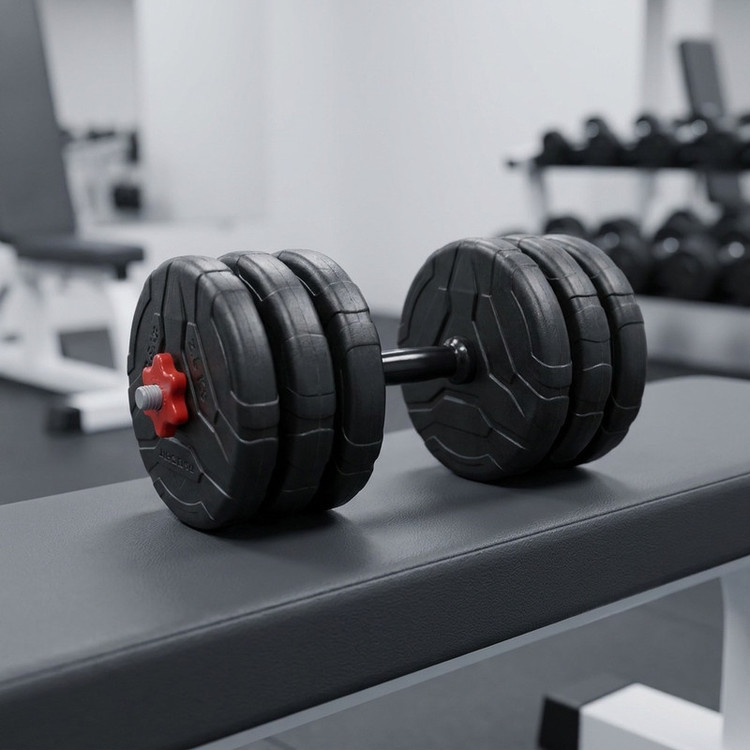 دمبل رادیس فیت مدل Dvp 20-2500-one handle وزن 20 کیلوگرم
